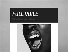 Tablet Screenshot of full-voice.com